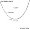 Silver Mid Necklace