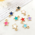 Gold-Tone Star Metal Charms with 8 Listed Options for DIY Jewelry Making view 2