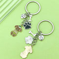 Dog Charm Keychains in 14 Pictured Variations for Bags and Keys view 4