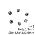 Carved Cone Spacer Beads in 7 Finishes for Jewelry Making view 4