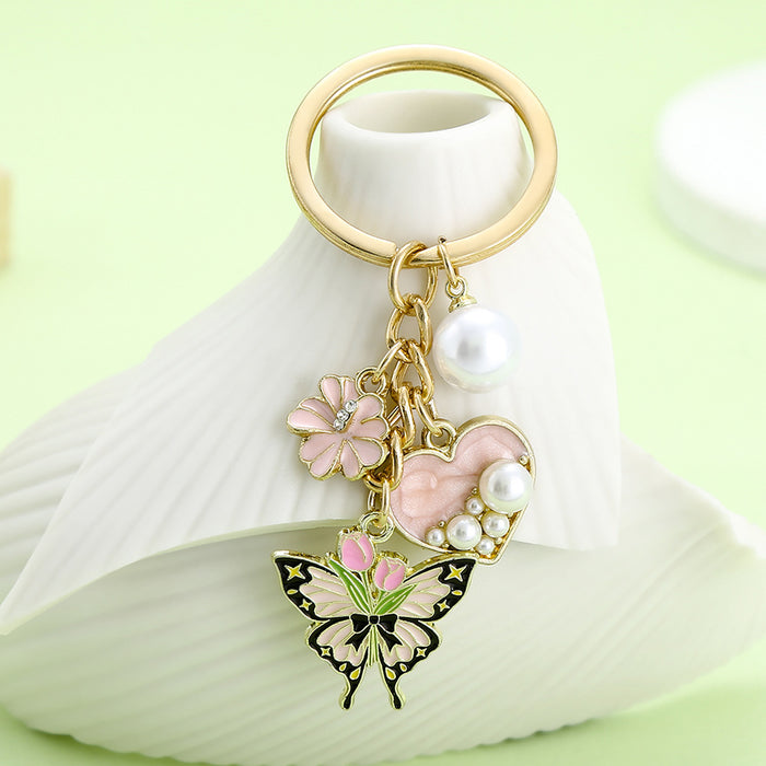 Flower Charm Keychains in 31 Pictured Variations for Bags and Keys
