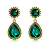 Green Teardrop Crystal