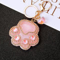 Mermaid Cat Paw Keychains in Four Colors plus Assorted Option view 7