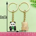Panda Charm Keychains Featuring Flower Across 42 Pictured Variations view 9
