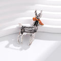 Deer Enamel Metal Brooch Pin for Jackets and Lapels view 4