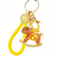 Jeweled Pack Horse Keychains With Color and Wrist Strap Options view 5