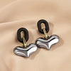 Gunmetal Heart Drops