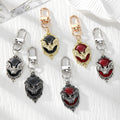 Gothic Bat Portrait Medallion Lobster-Clasp Charms in Six Finishes view 1