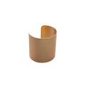 Three Wide Embossed Or Crumpled Open Cuffs In Gold Or Silver Tone view 5