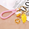 Style-A Pink-Strap Leaf-Coin