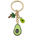 Rabbit, Lemon and Avocado Enamel Keychains in 3 Designs view 5