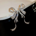 Assorted Crystal and Chain Tassel Statement Earrings in 39 Designs view 7