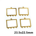 Stainless Steel Open Geometric Pendants in Twelve Shapes view 10
