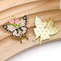 Zinc Alloy Cartoon Butterfly Charm Pendant for DIY Bracelet Necklace Jewelry Making