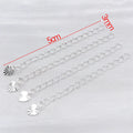 Five Charm Style Metal Extension Chains Jewelry Findings view 12