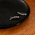 Silver Diagonal Clear Look Bar Climber Stud Earrings view 4