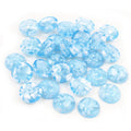 Faceted Round Resin Cabochons in Eight Translucent Colors view 12