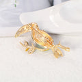 Blue Yellow Parrot Metal Brooch Pin for Jackets and Lapels view 5