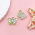 Green Butterfly Glossy Charms with 11 Listed Options view 8