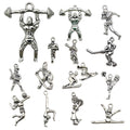 Metallic Sports Theme and Cheerleading Theme Metal Charms with 80 Listed Options view 4