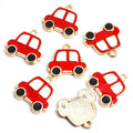 Enamel-Look Silver Gold Car Alloy Charms in 10 Styles view 12