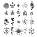 Gold-Tone Sunflower and Four-Leaf Clover Metal Charms with 6 Listed Options view 6