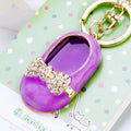 Bow Ballet Flat Keychains in Pink, Blue, Violet and Fuchsia view 8