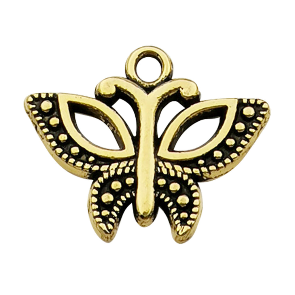 Antique Gold Zinc Alloy Butterfly Dragonfly Bee Charm Pendants for DIY Bracelet Necklace
