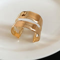 Metal Open Cuff Bracelets Spiral Flower Heart Eight Styles view 6