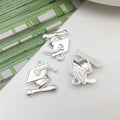 Alloy Gold-Tone Graduation Cap and Graduation Theme Metal Charms with 7 Listed Options view 6