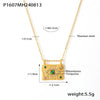Green Accent Necklace