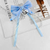 Blue Long-Tail Bow