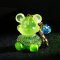 Bubble Pearl Seated Bear Keychains in Five Colors plus Assorted Option view 4