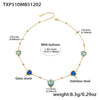 Mixed-Blue Gold Necklace