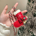 Plush Christmas Pendant Necklaces in Three Character Styles view 7