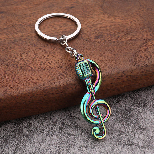 Creative Musical Note Headphone Metal Keychain Gift Pendant