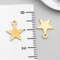 Gold-Tone Heart and Four-Leaf Clover Metal Charms with 11 Listed Options view 8