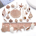 Brown Seashell and Starfish Shell Charms with 81 Listed Options view 3
