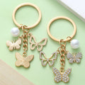 Butterfly Charm Keychains Featuring Butterfly Across 34 Pictured Variations view 4