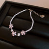 Silver Pink Floral