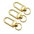 Swivel Snap Hooks with Round Rings in Six Metal Finishes view 4