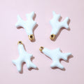 Glossy Enamel Coral Branch Charms in Four Color Options view 7