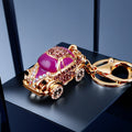 Mixed Jeweled Convertible Cute Car and Supercar Keychains in Fourteen Styles view 11