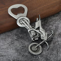 Motorcycle-Shaped Metal Bottle Opener in Five Finishes view 7
