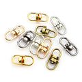 Small Oval Swivel Connector Clasps in Seven Metal Finishes view 2