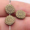 10x10x3.5 mm Antique Bronze
