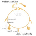 Heart Chili Charm Necklace Bracelet Natural Stone Set view 8