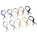 French Leverback Earring Hooks with Pinch Bails in Six Finishes view 1