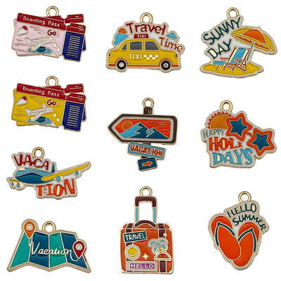 Printed detail graphic for the assorted shape charms
