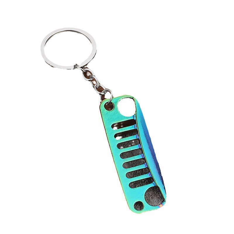 Off-Road Front Grille Zinc Alloy Keychain Hanging Charm